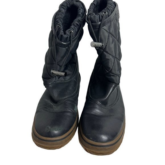 Coach Womens 8B Samara Black Quilted Mid Calf Boots‎ - Picture 2 of 13